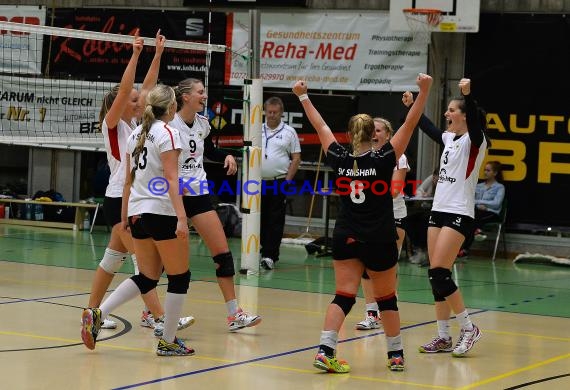 Volleyball Damen 3. Liga Süd SV Sinsheim gegen VC Wiesbaden-2 , 08.10.2016 (© Siegfried)